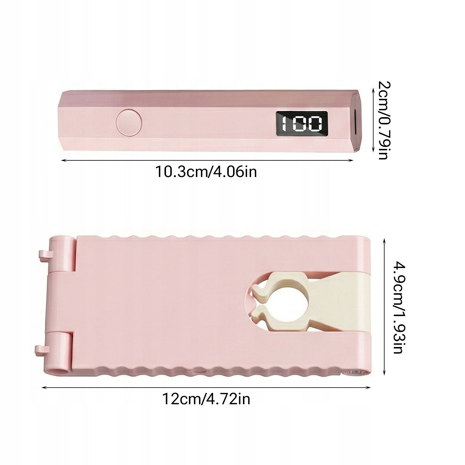 Mini LED Nail Lamp, Portable UV Lamp for Gel Nails, for Nail Dryer Salon Packaging status original