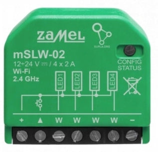 Mini LED driver four-channel WiFi mSLW-02 SUPLA ZAMEL