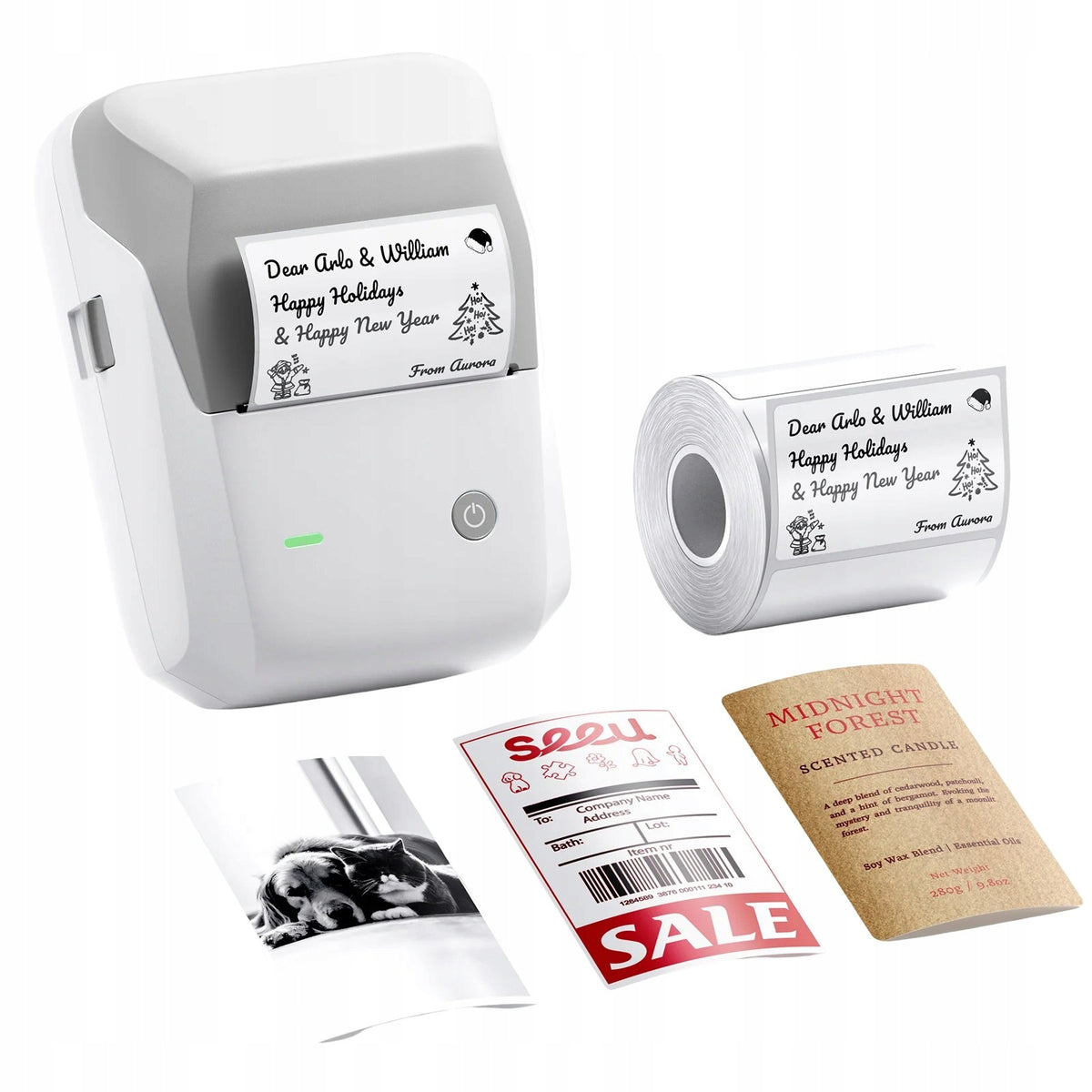 Mini NIIMBOT B1 Pro Self-Adhesive Label Thermal Printer - Grey