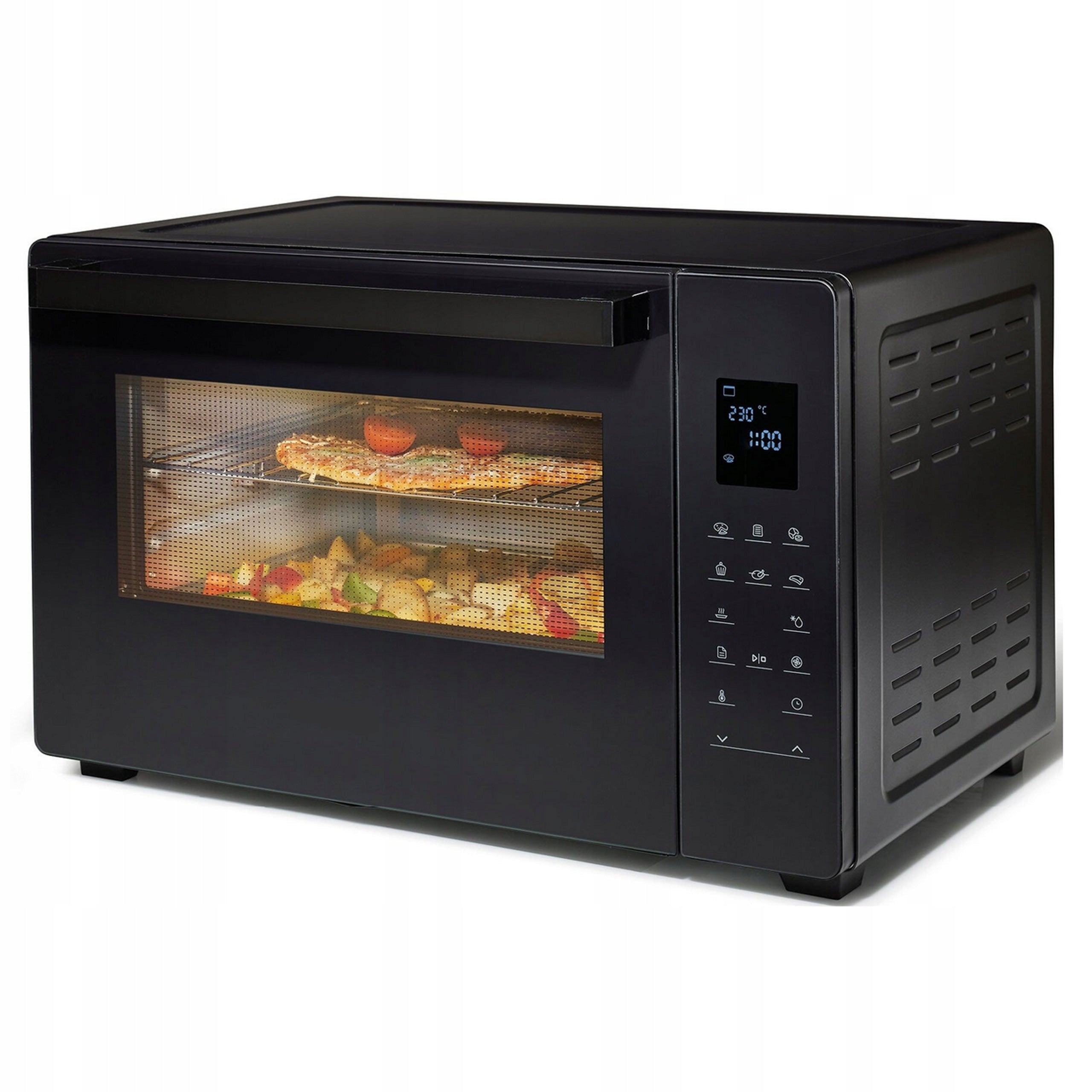 Mini Oven Black Grill Corner Baking 45L 230°C Thermocouple