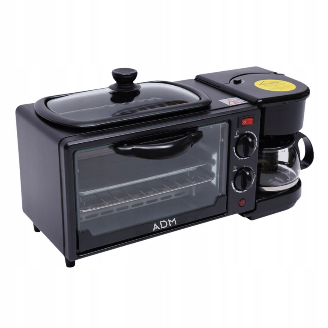 Mini Oven Electric Toaster 3in1+ Coffee Maker Strong Freestanding