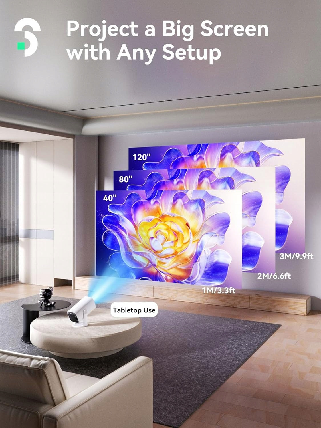 Mini Projector Soomfon SK2 WiFi Bluetooth 2468 Brand no brand