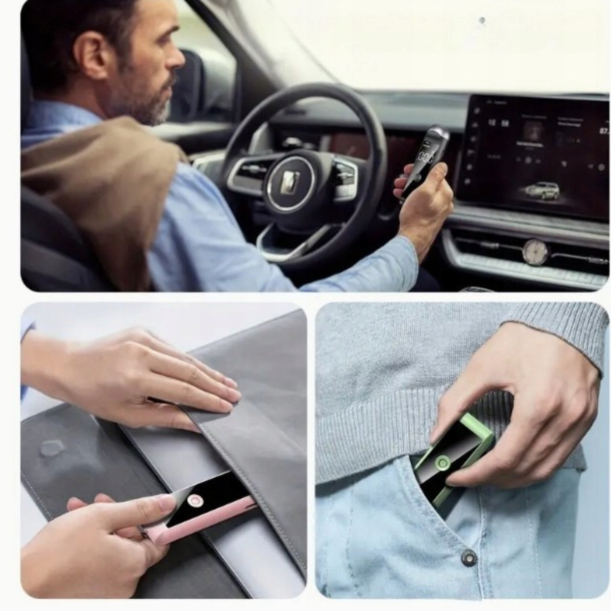 Mini Promiler Breathalyzer Automatic Professional Alcohol in Exhaled Brand Senti