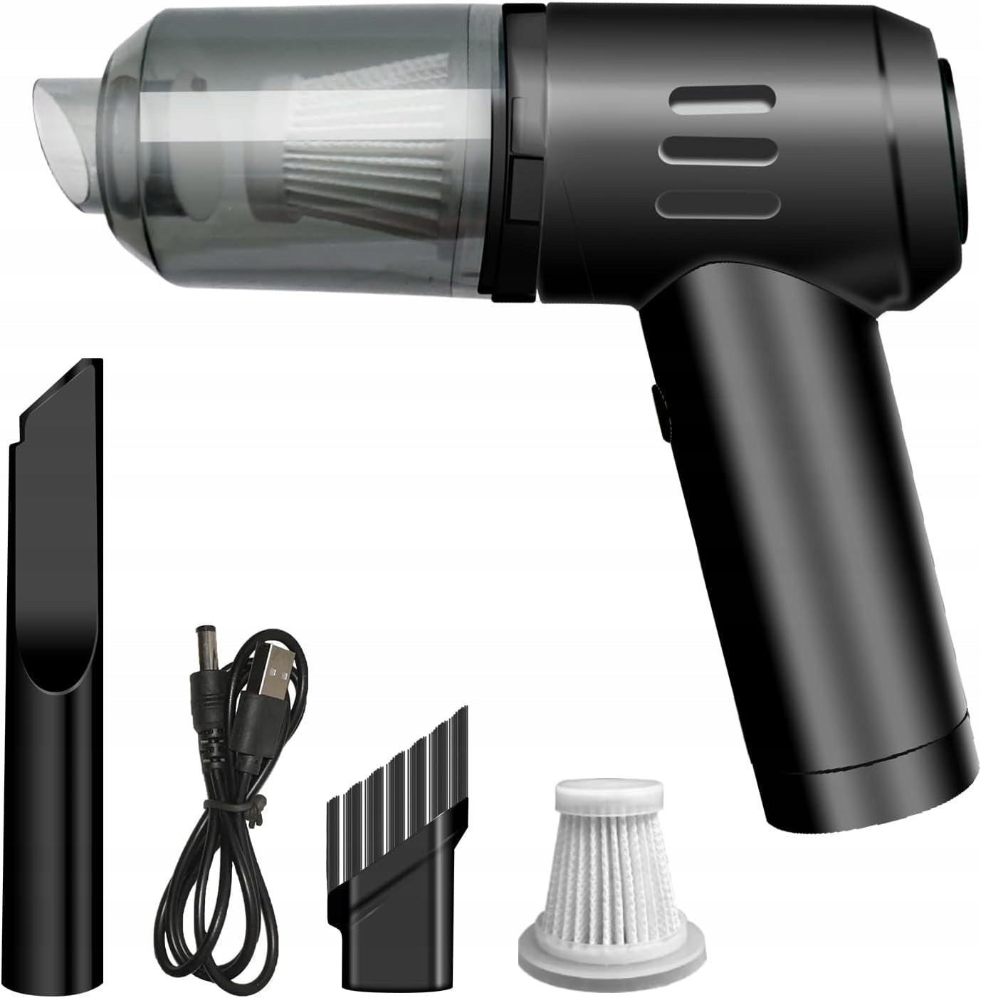 Mini Small Handheld Vacuum Cleaner Black S680 Portable Car Cordless