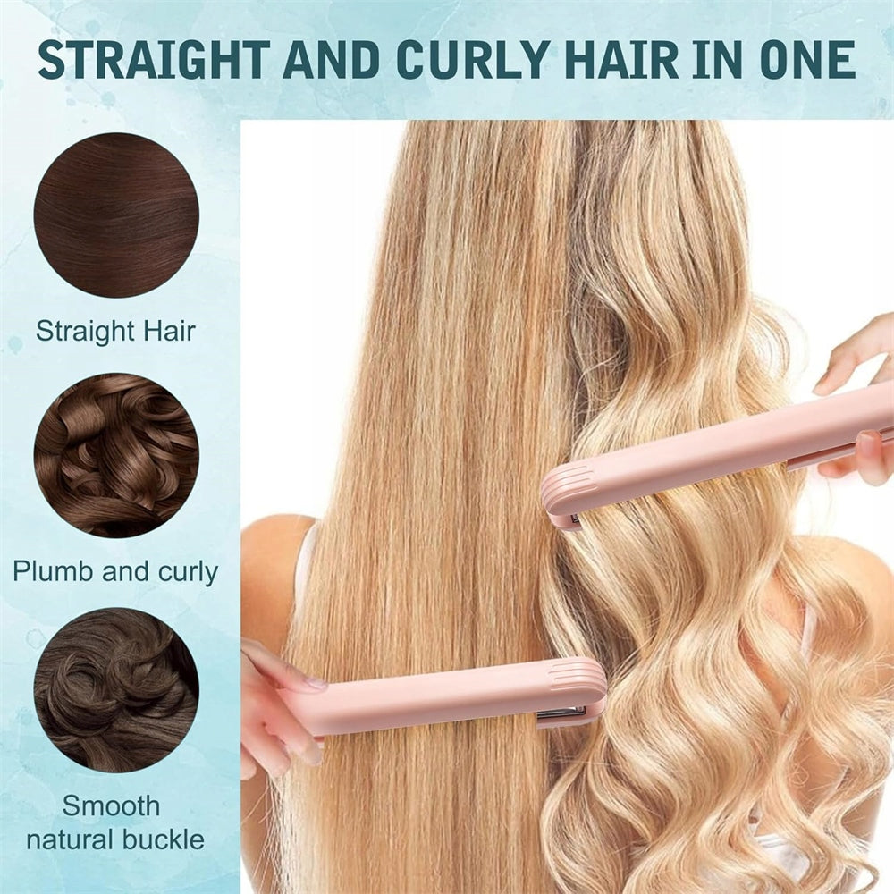 Mini Straightener and Curler 2in1 USB Ceramic – Hair Styling on the Go Manufacturer code Mini prostownica i lokówka002