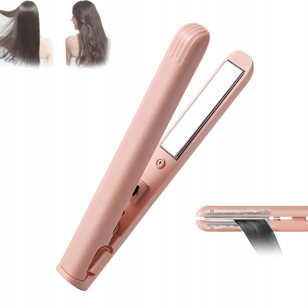 Mini Straightener and Curler 2in1 USB Ceramic – Hair Styling on the Go