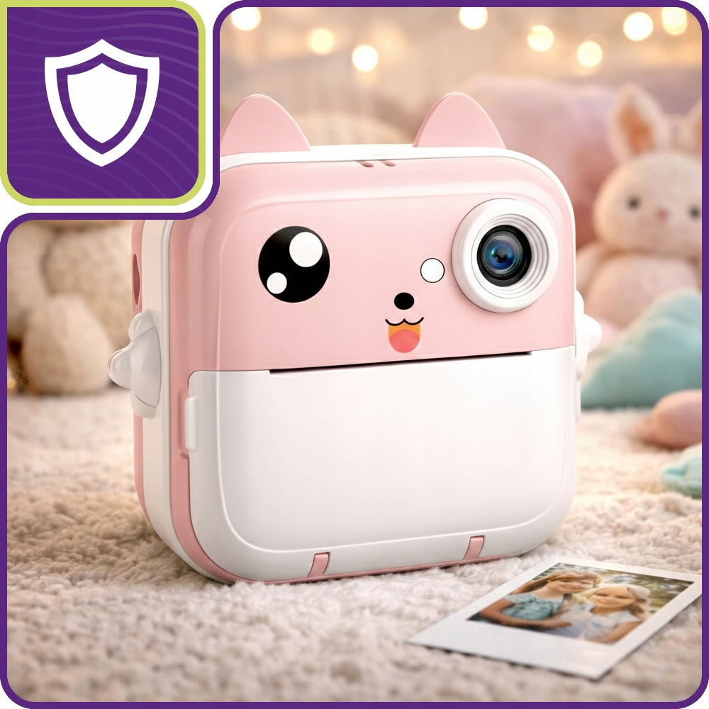 Mini Thermal Printer Print – Instant Camera for Children +13 Rolls Packaging status original