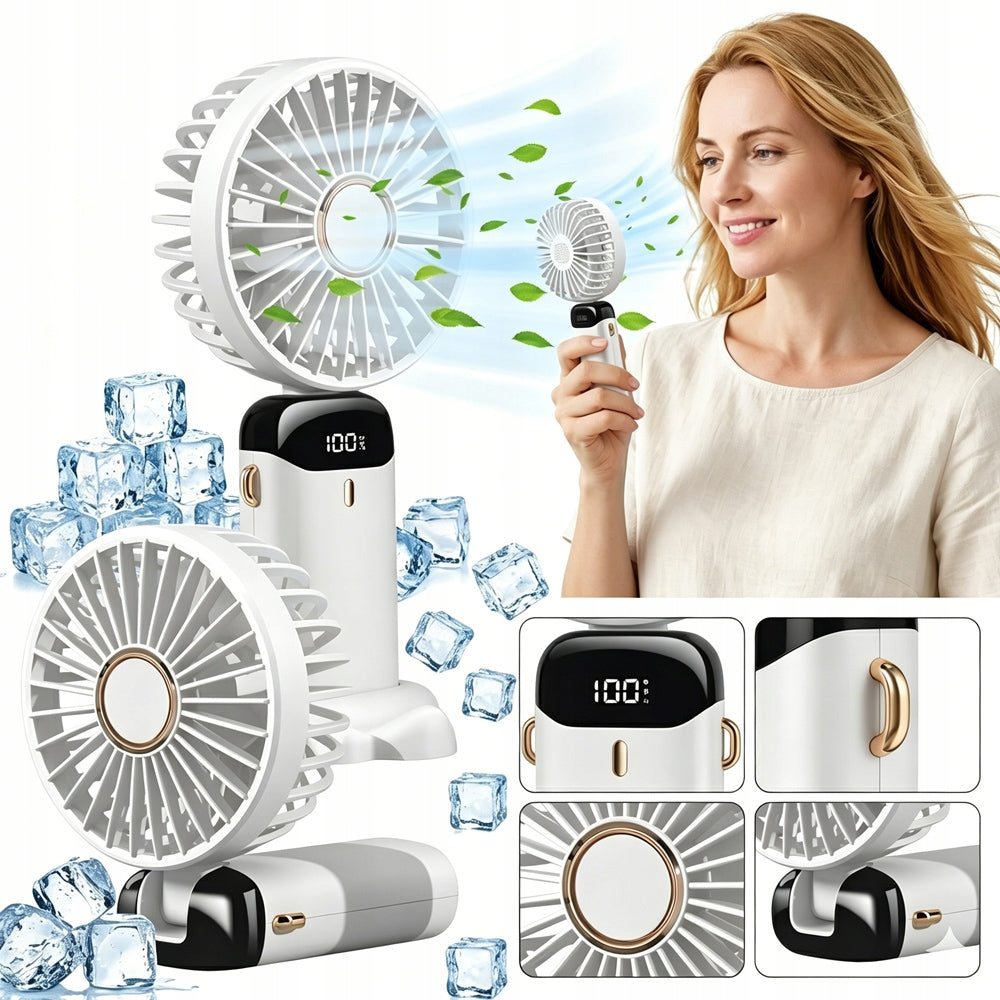 Mini Tourist Fan for Work Travel Windmill Quiet 15H 5000mAh Brand no brand