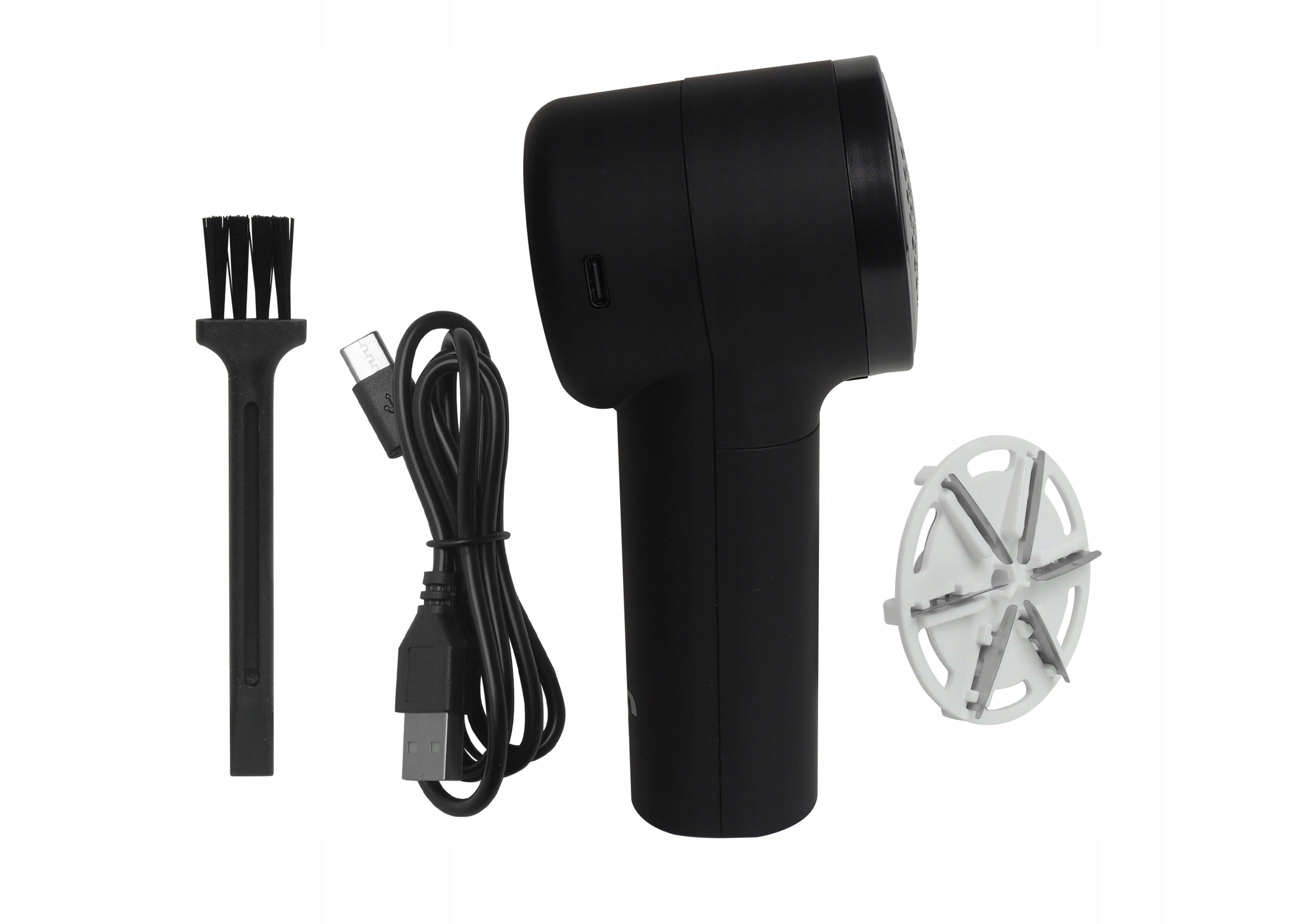 Mini Travel Clothes Shaver LTC black with display Dominant color blue