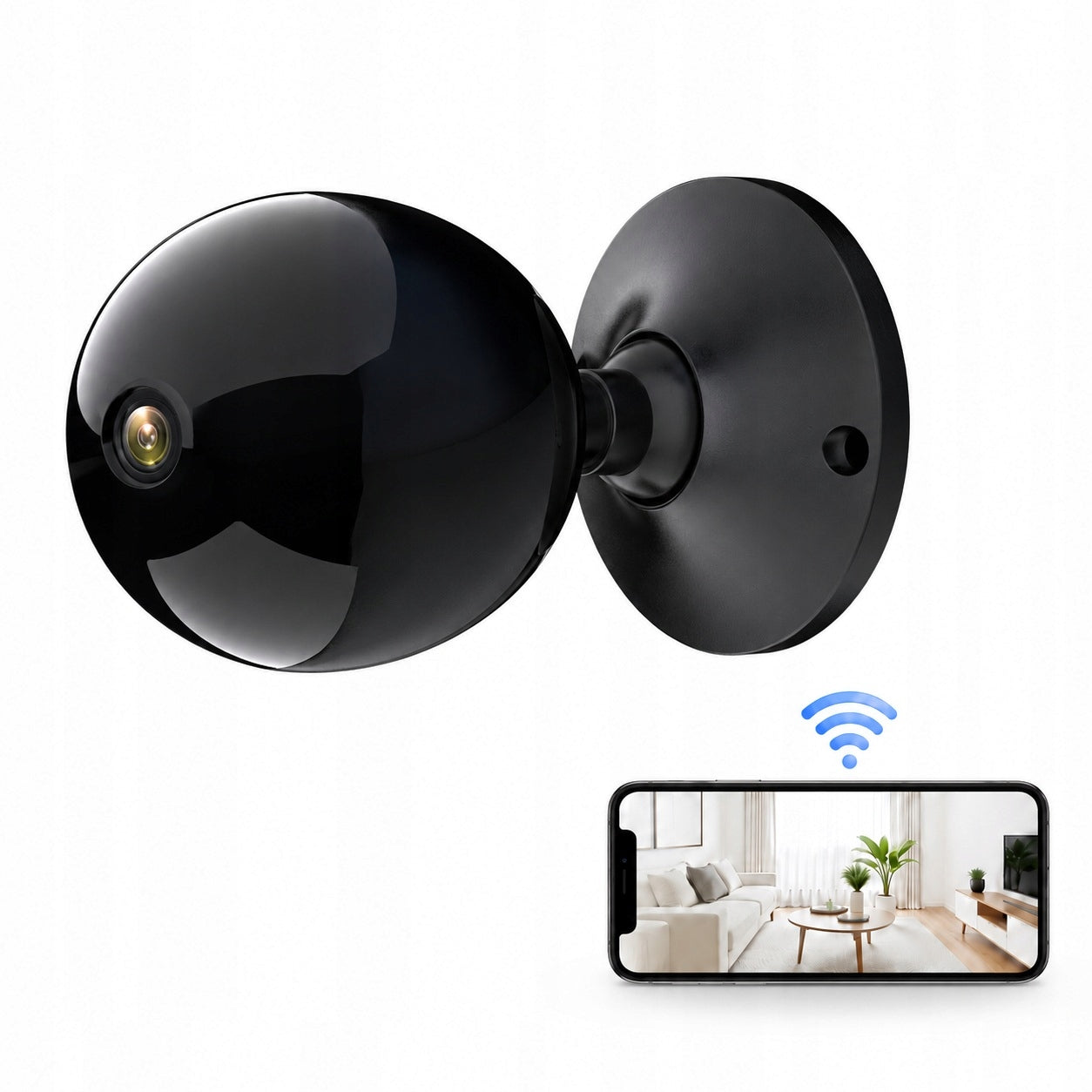 Mini WiFi Spy Camera with Magnet Full HD 1080p Preview Phone