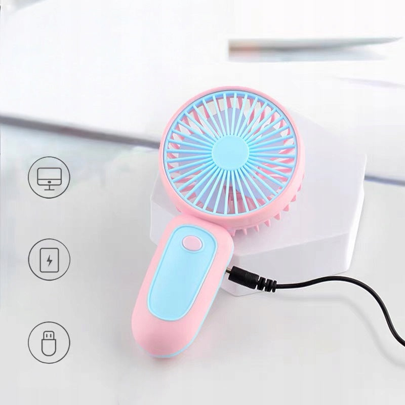 Mini Windmill Portable Handheld USB Fan for Rechargeable Colorful Brand no brand