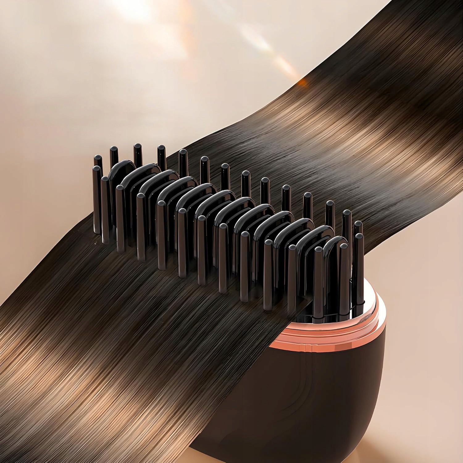 Mini Wireless Straightener, Portable Straightening Brush,Battery Manufacturer code ZGEER IJIGUYYY