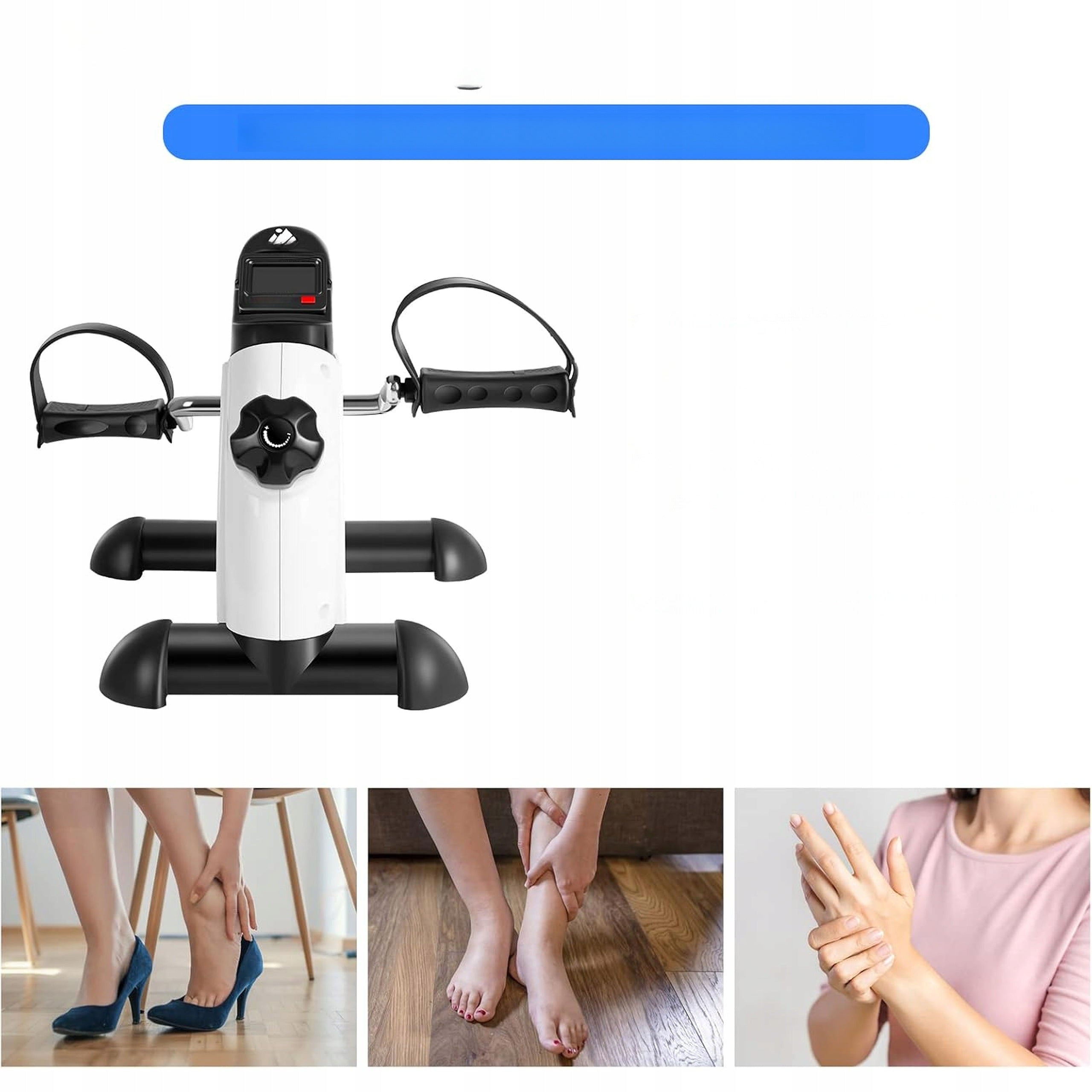 Mini exercise bike home trainer arms and legs LCD Packaging status original
