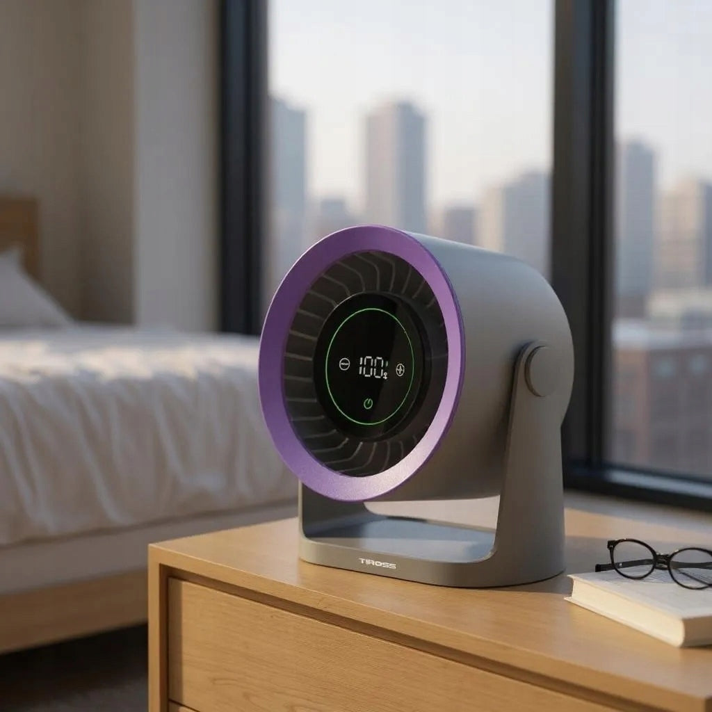 Mini fan Tiross 3420-TS purple Fan type mini