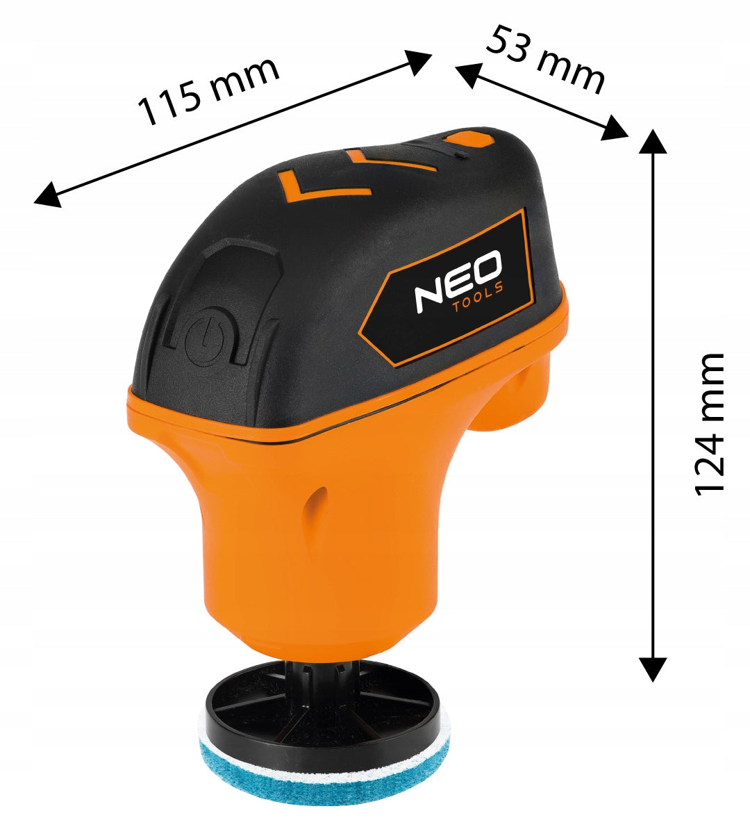 Mini multifunction device polisher 4V USB-C + accessories 12pcs NEO TOOLS Packaging status original