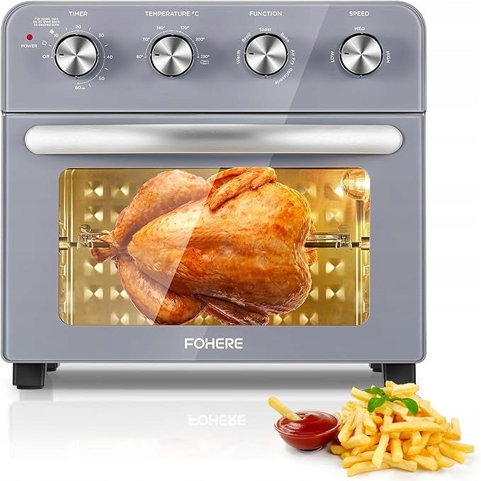 Mini oven FOHERE FAT FREE FRYER 23 l Silver X252