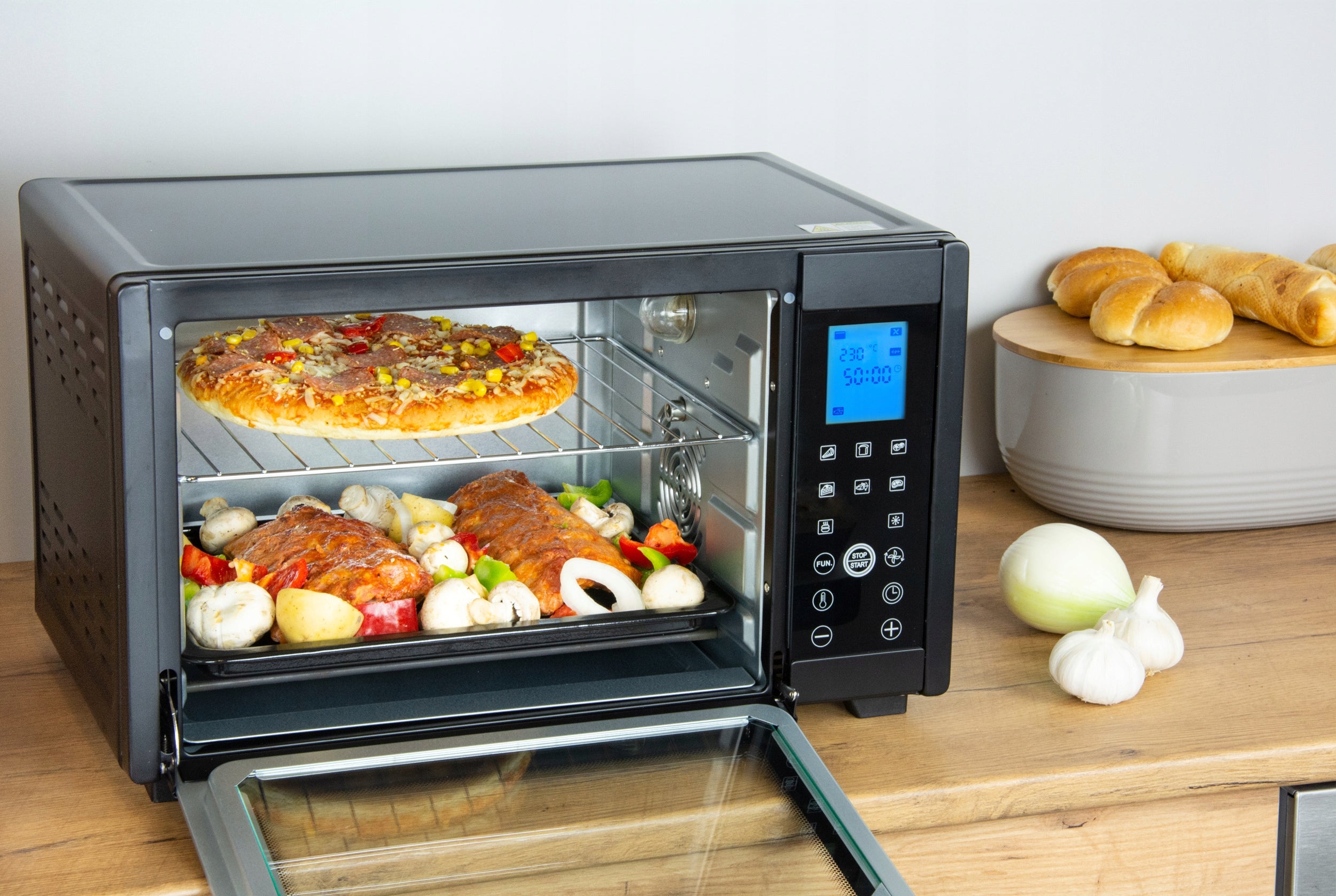 Mini oven First Austria 5043-2 30 l black Manufacturer code 5043-2