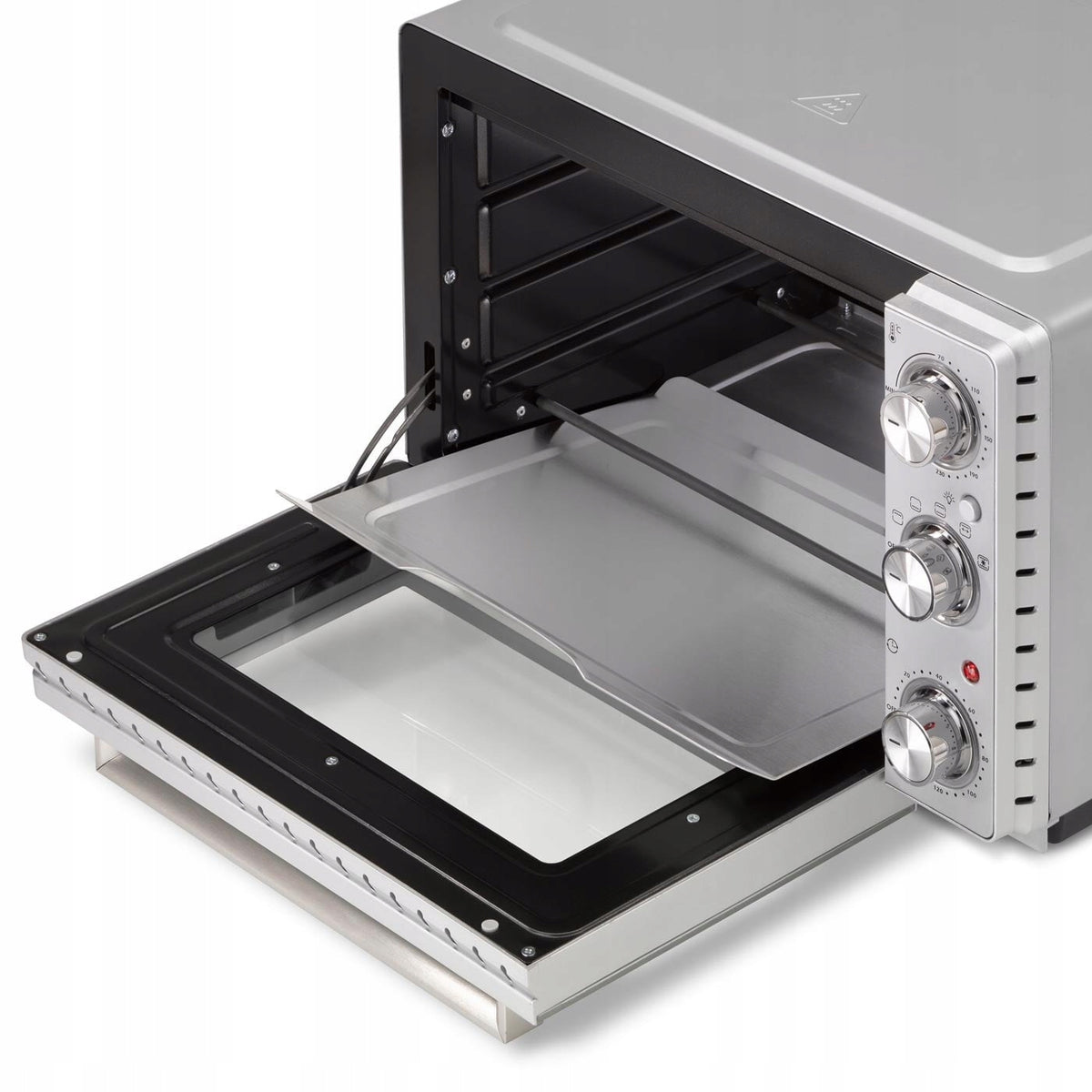 Mini oven/Pizza oven CASO Design 2977 26 l silver/grey Manufacturer code 2977