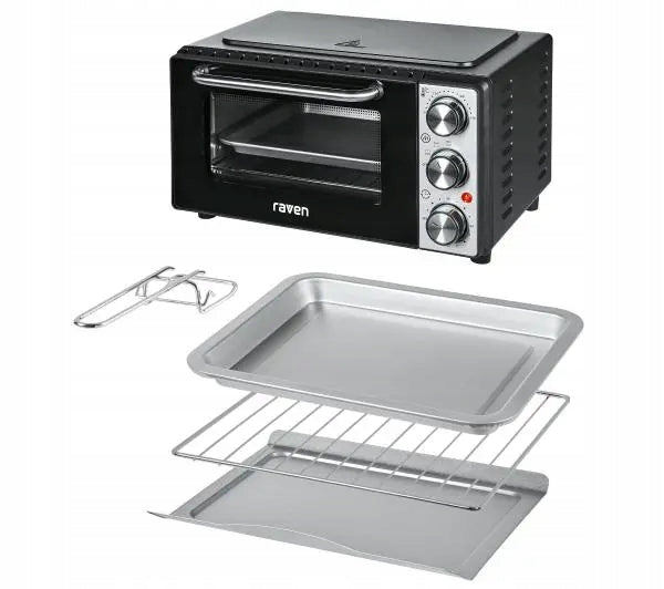 Mini oven RAVEN EPI003X 1000W 13L Quick heat Temperature control