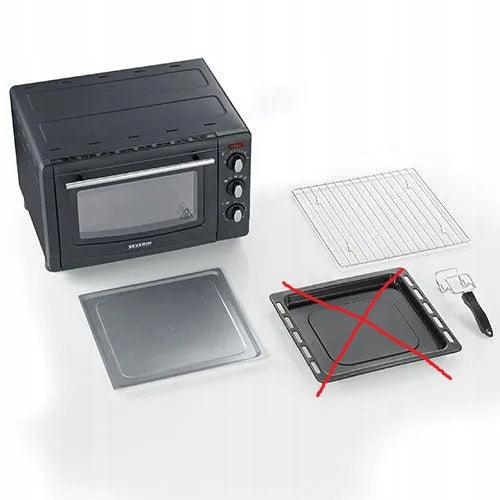 Mini oven Severin TO 9560 20 l black TOASTER PLUS PIZZA STONE Brand Severin