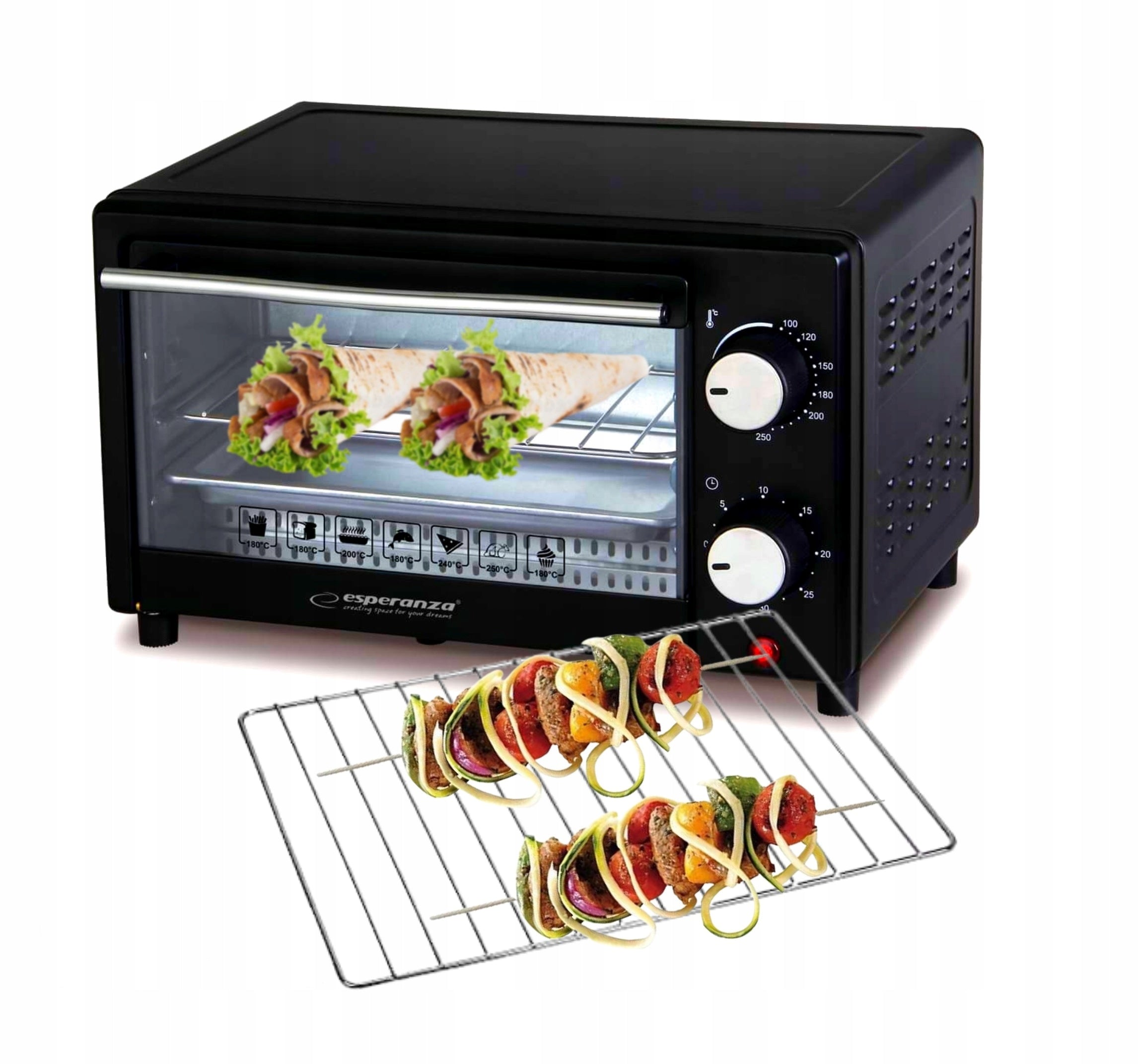 Mini oven Tristar OV-3615 black 10 l black Manufacturer code OV-3615
