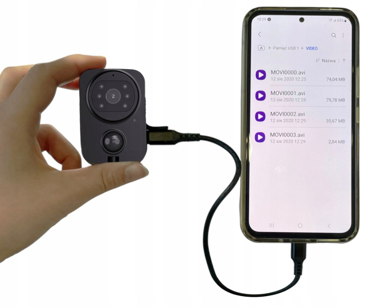 Mini spy camera draVires motion detection outdoor waterproof