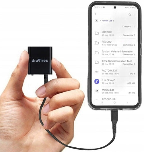 Mini voice recorder small micro spy 32GB eavesdropping draVires for phone