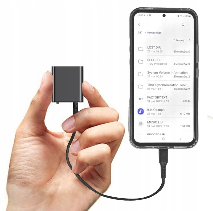 Mini voice recorder small micro spy 32GB eavesdropping draVires