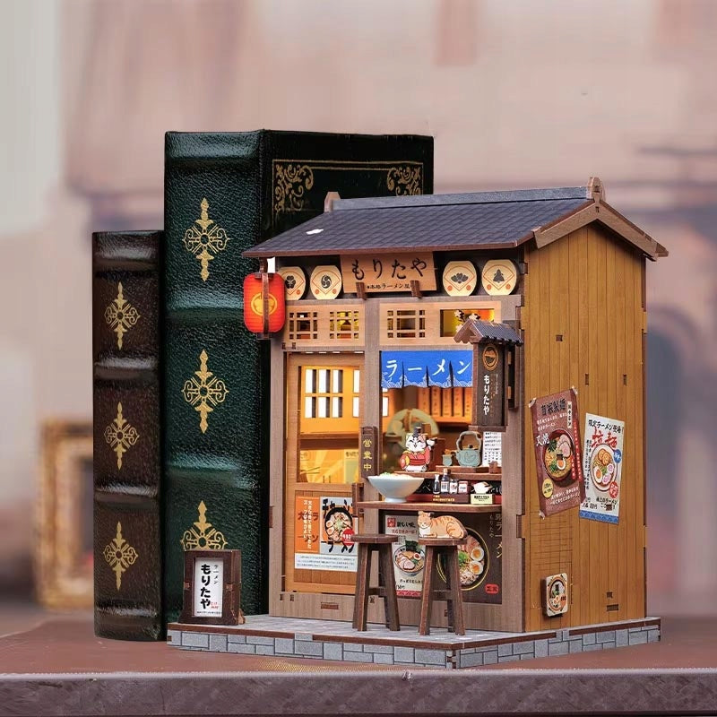 Miniature Cottage Book Nook Bar in Tokyo Sushi Asia Ramen DIY 3D Puzzle Manufacturer code PRC