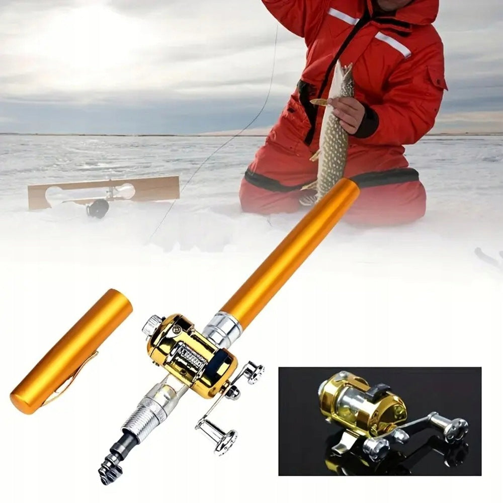 Miniature Fishing Rod BEDEE Pen Shaped 93cm Aluminum Alloy Manufacturer code Wędka miniaturowa