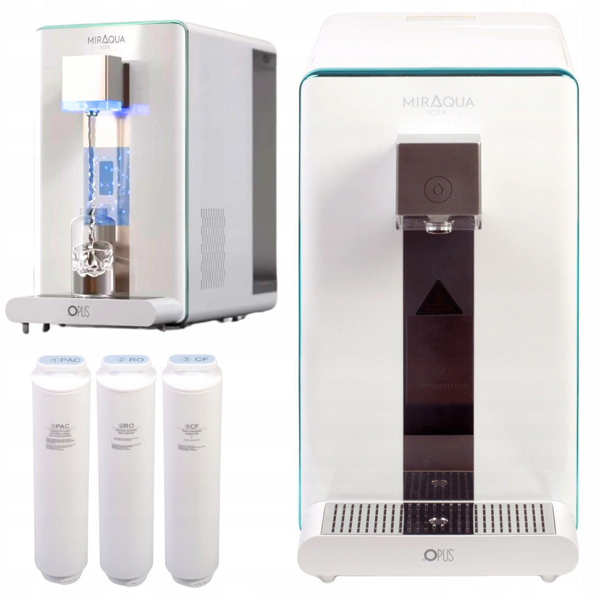 Miraqua Yota Reverse Osmosis Countertop Water Dispenser, Hydrogenated Water