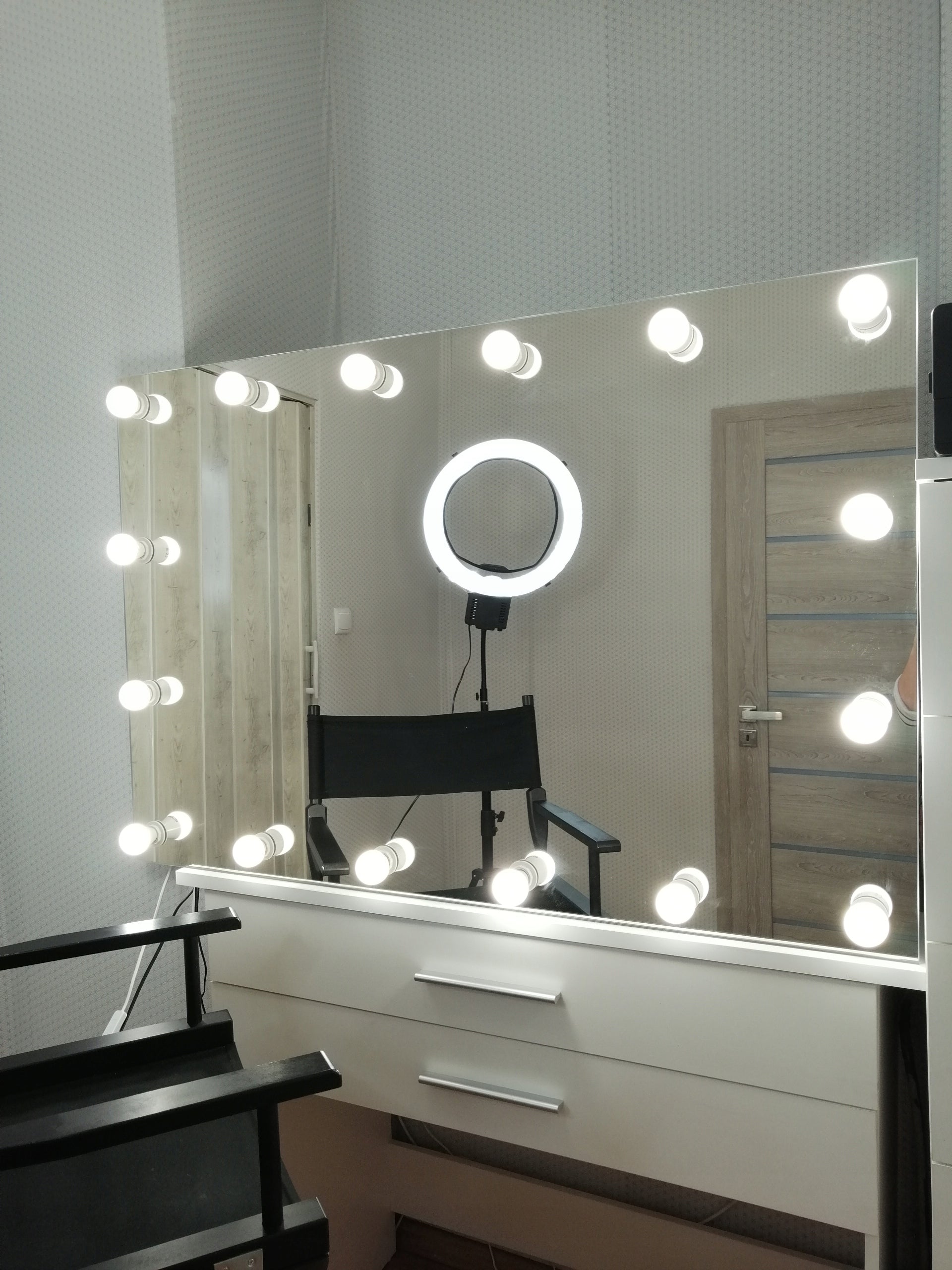 Mirror120X80 for hairdressing make-up make-up Manufacturer code SLVIV12080