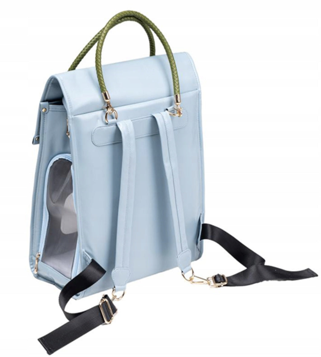 Misoko Transporter BACKPACK for dogs and cats 33x16x40cm blue Packaging status original