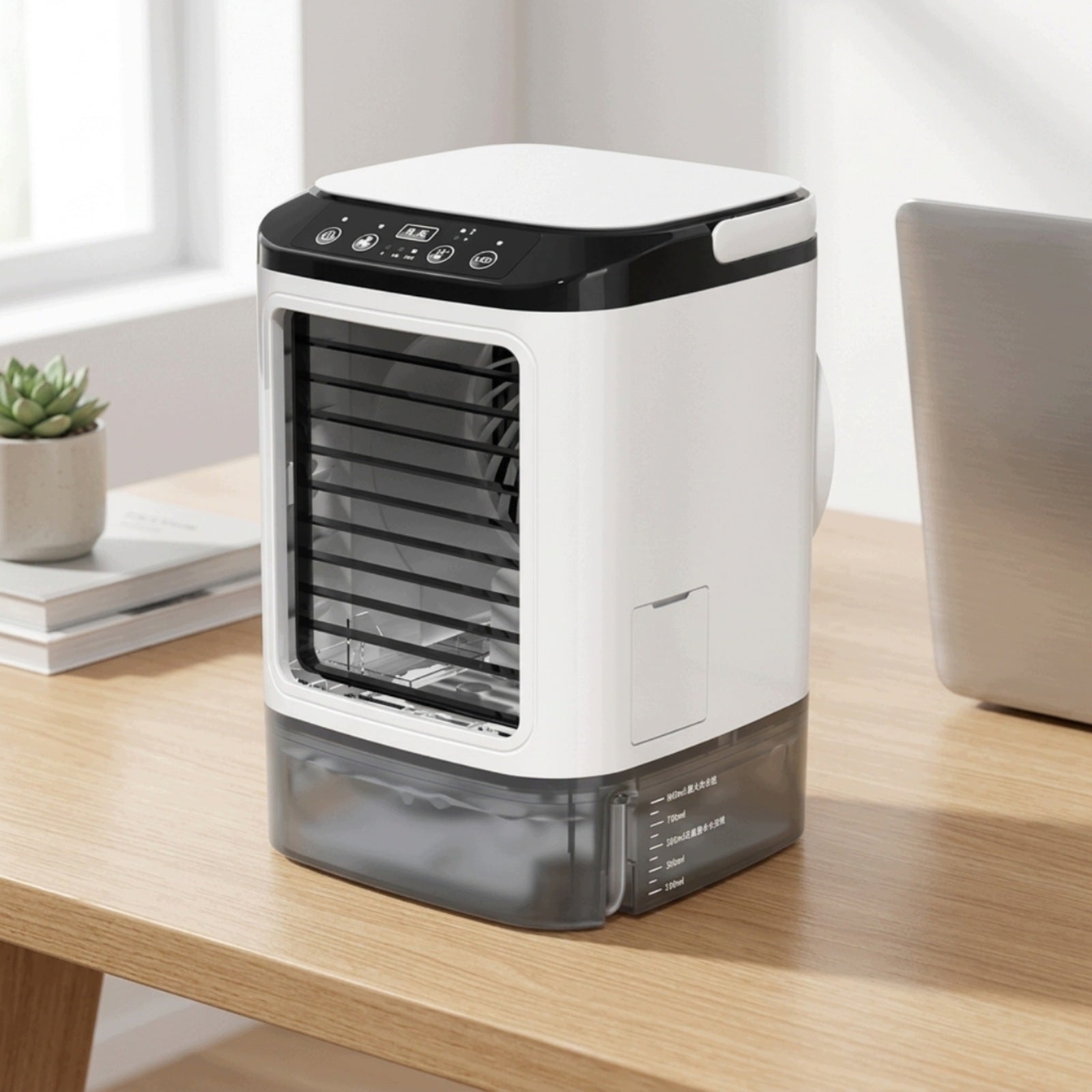 Mist Fan with Ice Box Portable Evaporative Cooler with Water Tank Compact Brand no brand