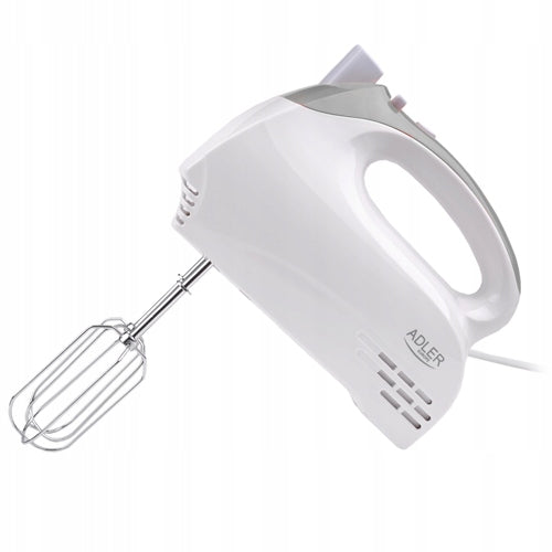 Mixer AD 4201 Grey 300W 5 Speed Turbo EJECT Chrome Caps Brand ADLER
