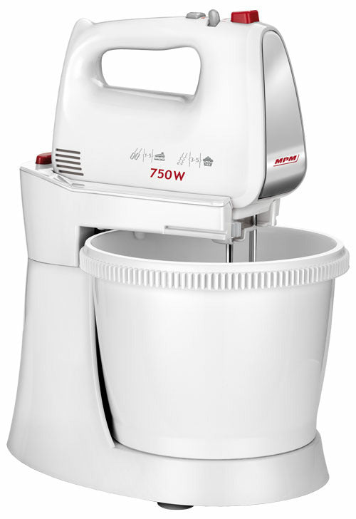Mixer MPM MMR-22Z TURBO 750W 2 BOWLS WHITE Dominant color white