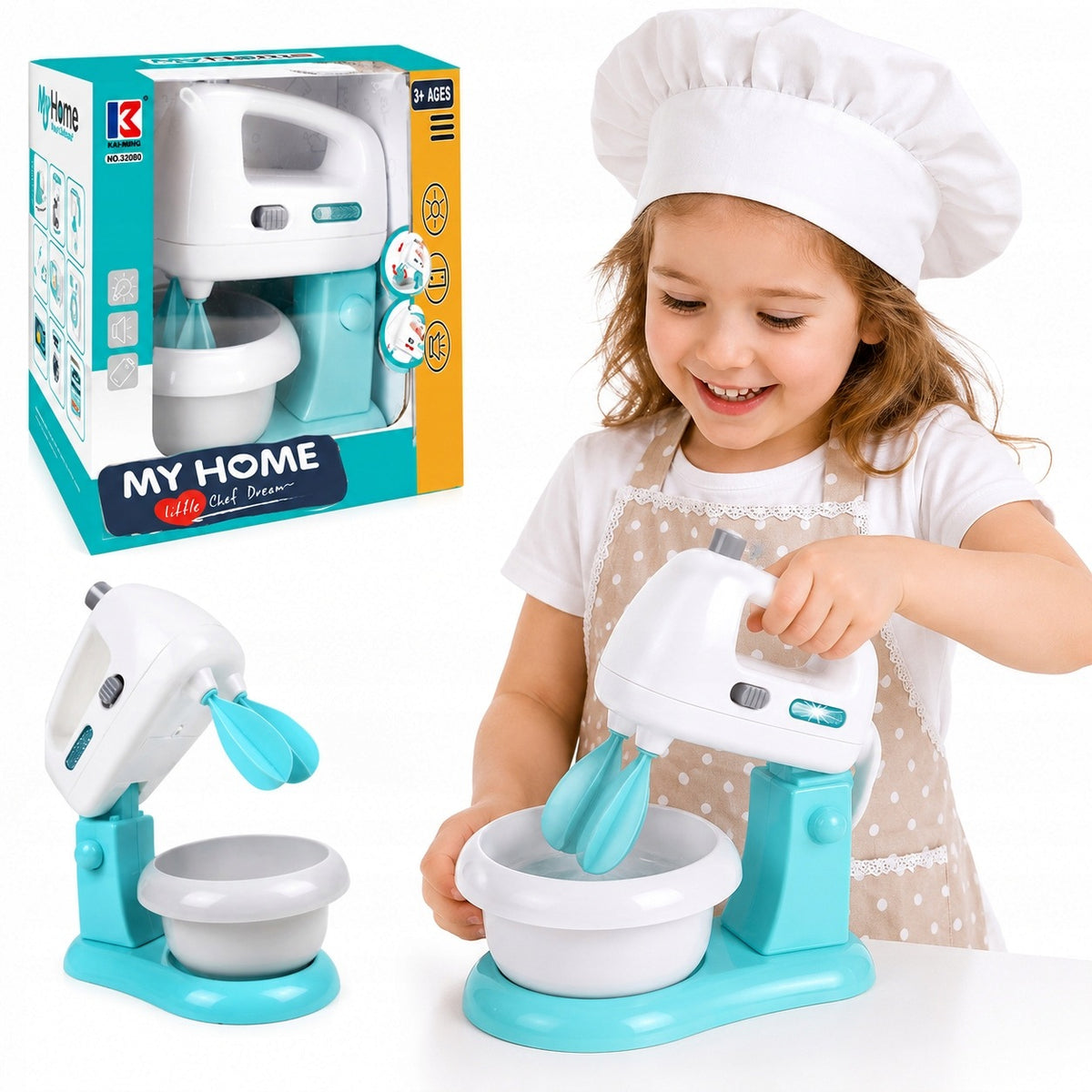 Mixer with battery bowl Food processor for children to play in the kitchen