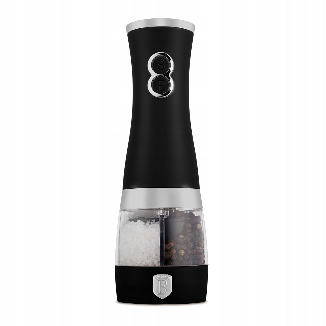 Mlýnek na pepř a sůl elektrický dvojitý Matte Black Collection LP-BH-260 Brand Berlinger Haus