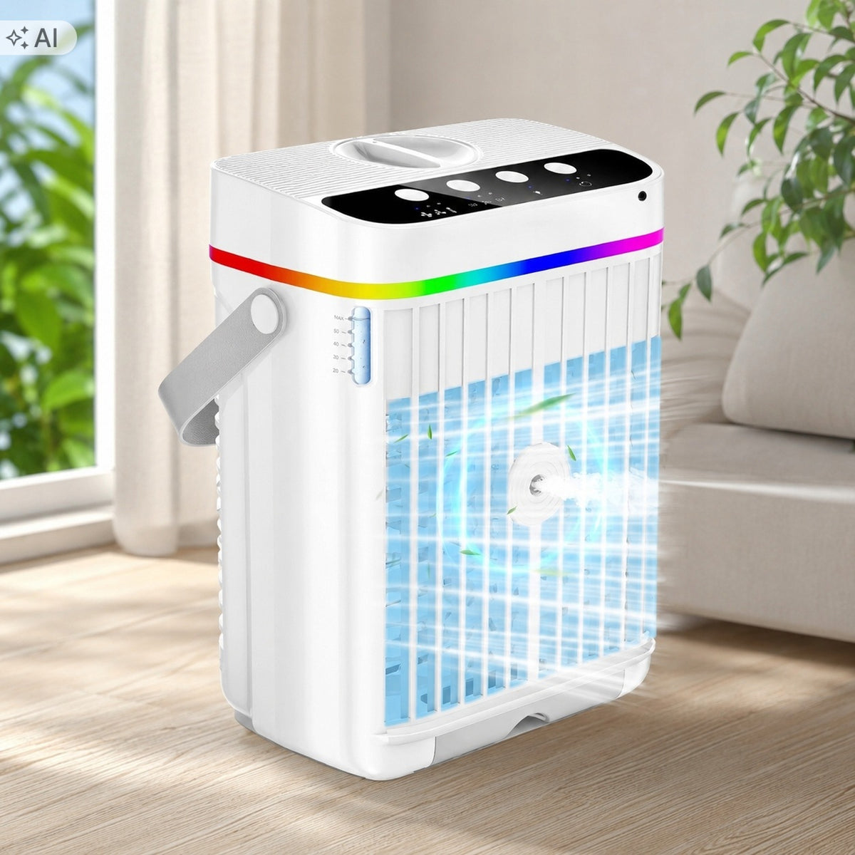 Mobile Air Conditioner Portable with Timer 3 Speeds 1250 ml Capacity Brand no brand