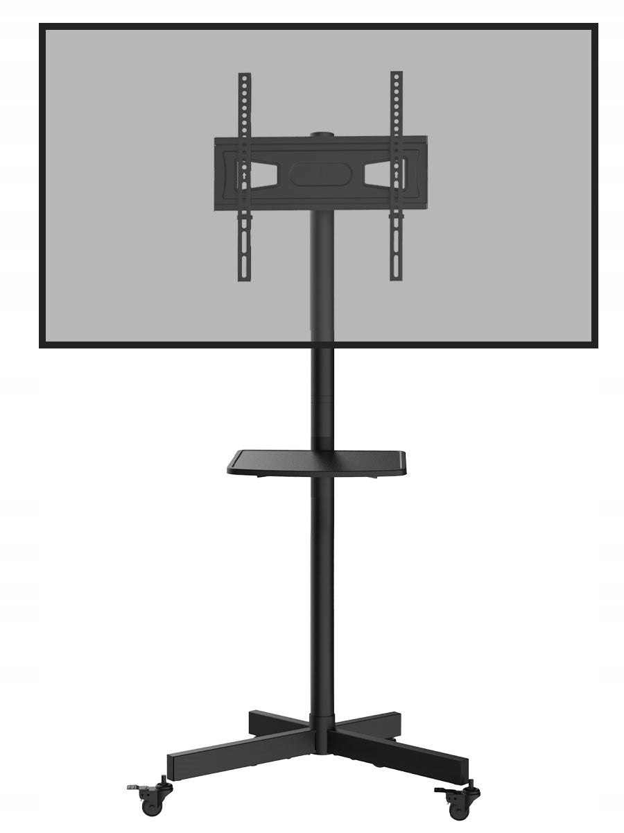 Mobile TV Stand with Shelf Universal 26-65 inches Universal on Wheels Packaging status original
