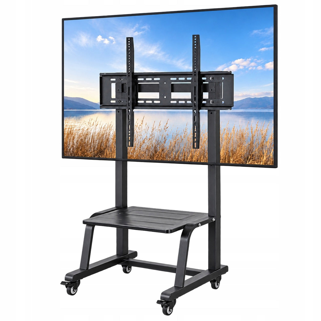 Mobile TV Stand with Wheels for 37-100 inch TVs, 150kg, VESA 800x600 ART