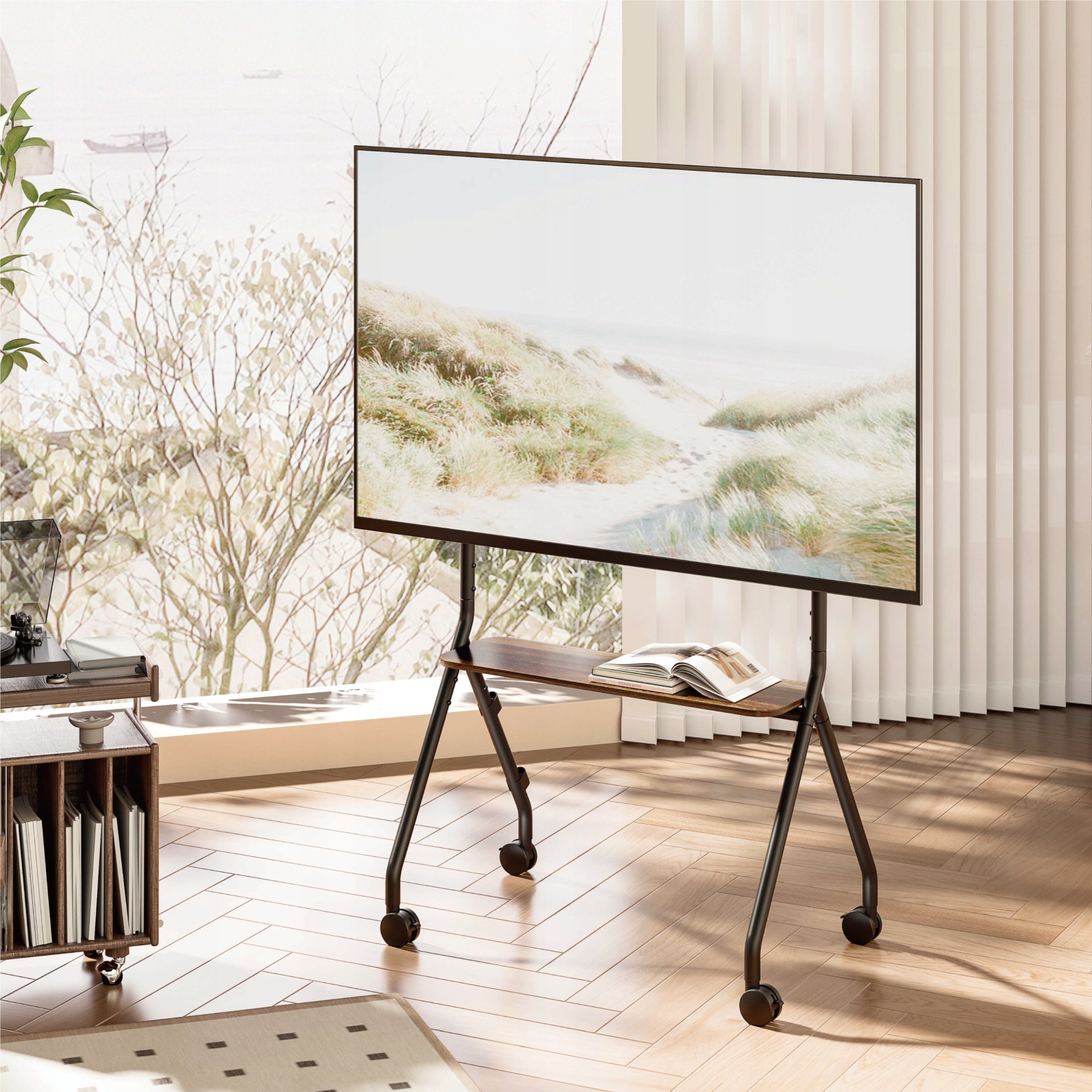 Mobile TV stand TAMDEL ETX-SDT3 49–80" with wheels lifting capacity 50 kg Manufacturer code ETX-SDT3