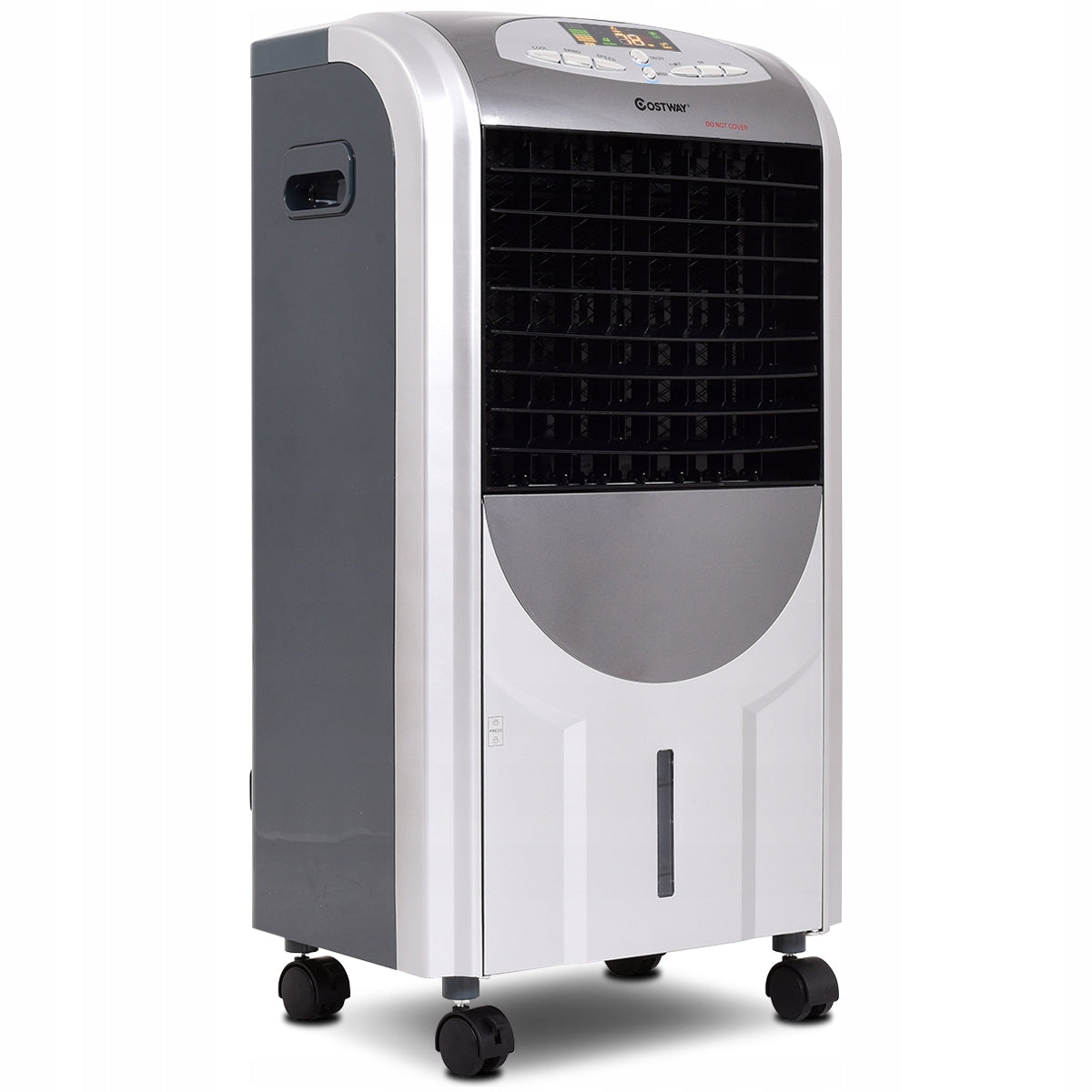 Mobile air conditioner 4in1 cooling + heating, ionization, humidification, PILOT Dominant color silver/gray