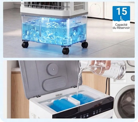Mobile air conditioner with water tank 45 x 33 x 77,5 cm Brand no brand