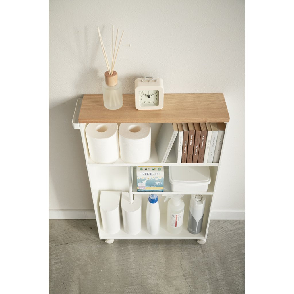 Mobile shelf for sanitary ware Yamazaki 4306, white Brand no brand