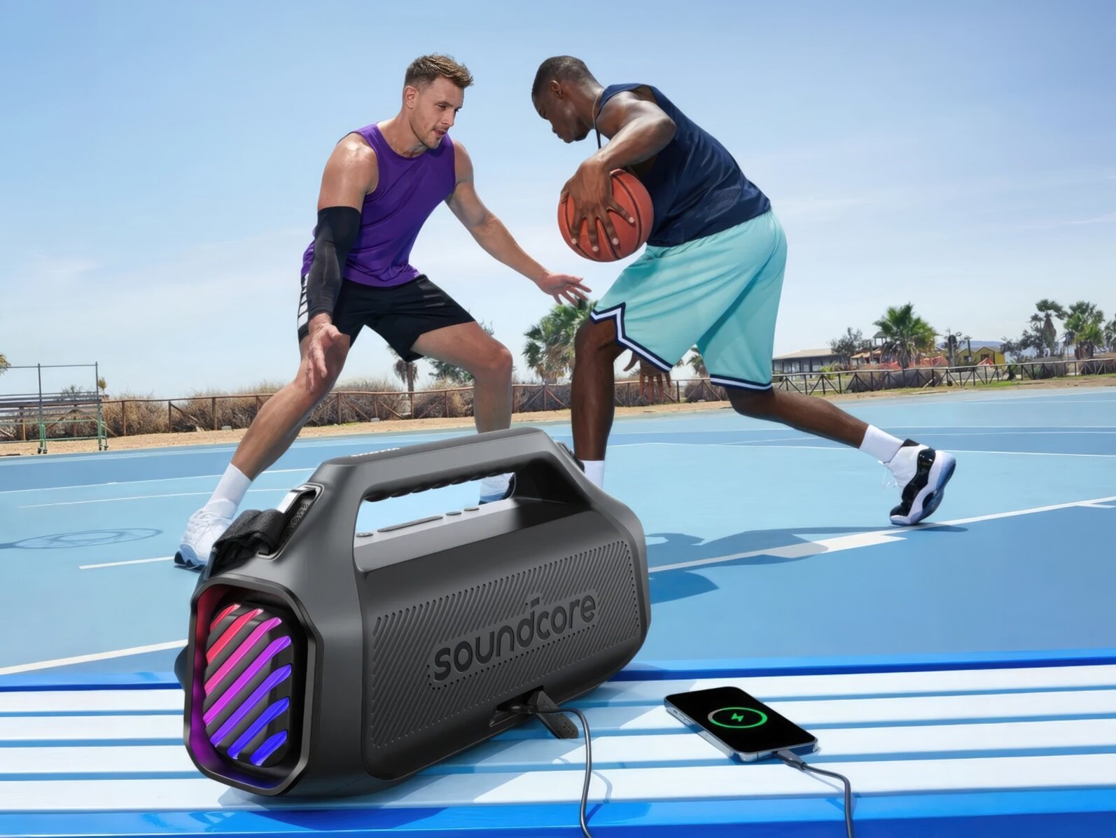 Mobile speaker SOUNDCORE Boom 2 Plus Black Ports AUX USB