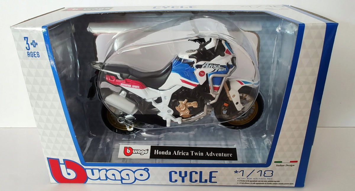 Model Motorcycle Bburago Cycle 1:18 Honda Africa Twin Adventure EAN (GTIN) 5906160178434