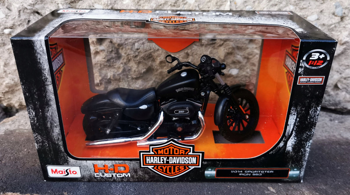 Model Motorcycle MAISTO 1:12 HARLEY DAVIDSON SPORTSTER IRON 883 32326 Brand Maisto