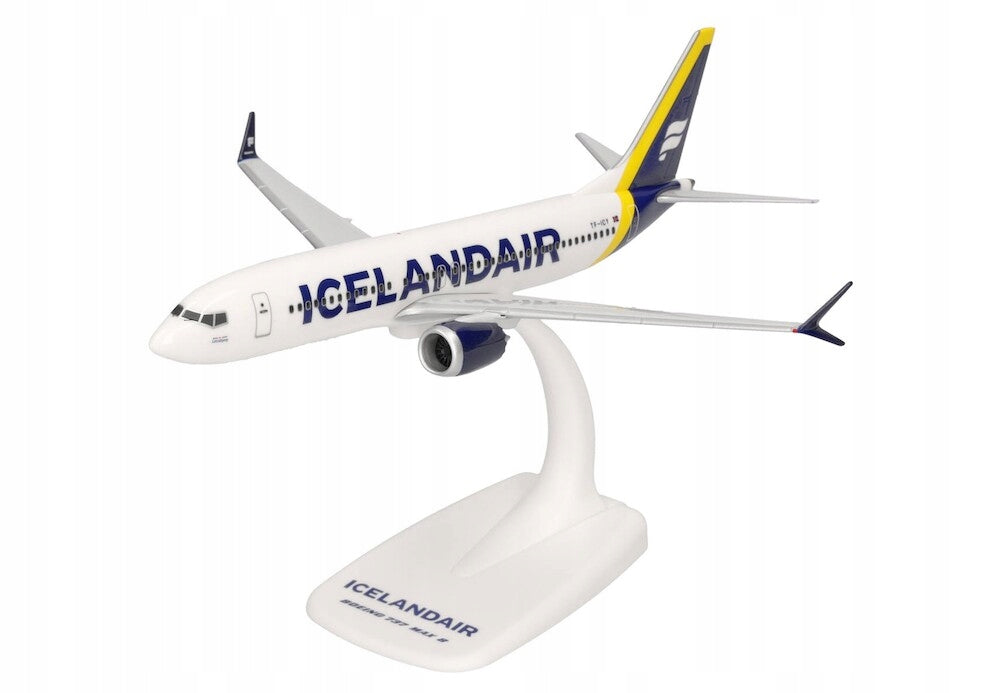 Model aircraft Boeing B737MAX8 ICELANDAIR 1:200 TF-ICY Brand Herpa