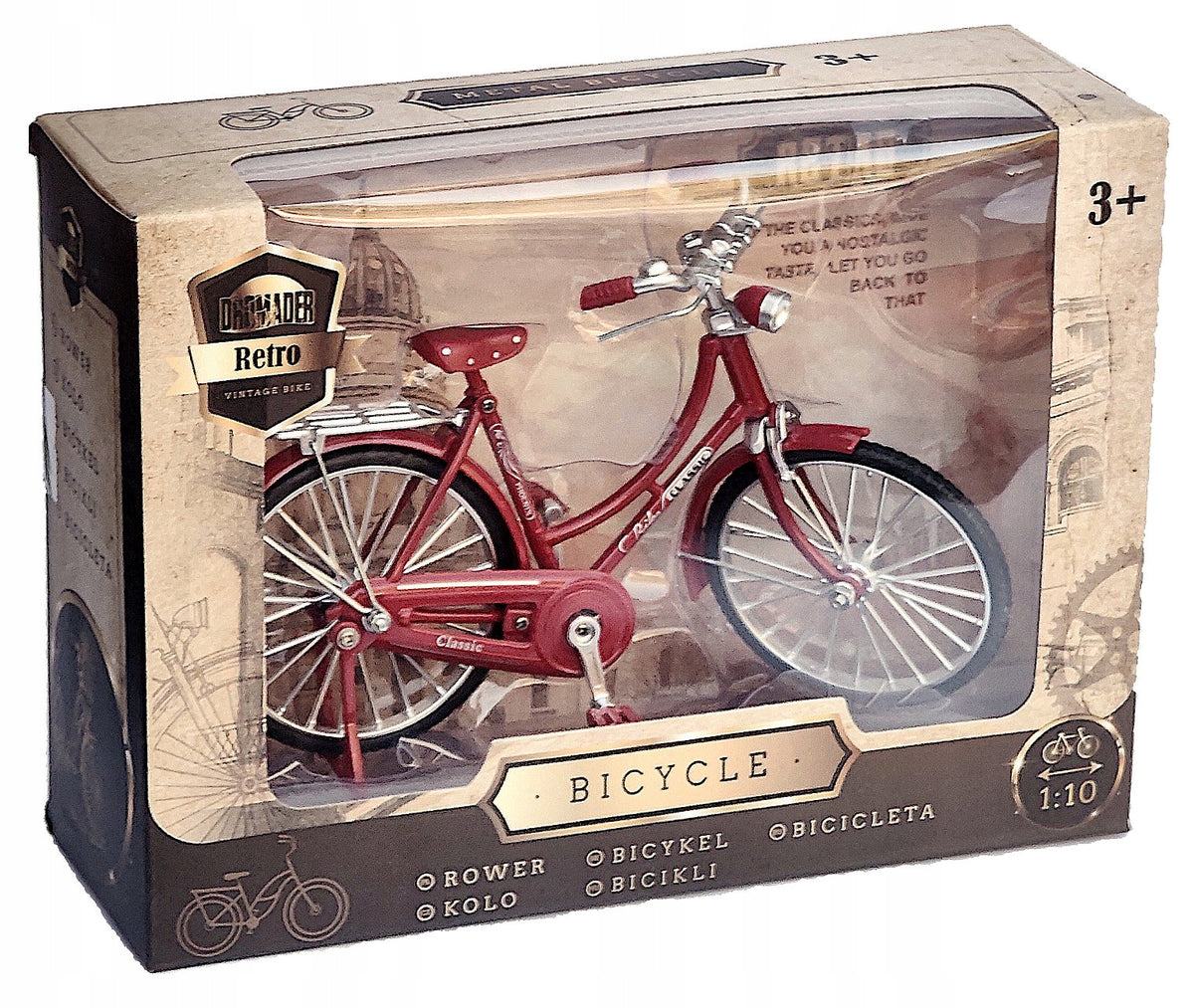 Model bike BICYKLE PHOENIX Classic lady 1:10 metal 02932 EAN (GTIN) 6900312021400